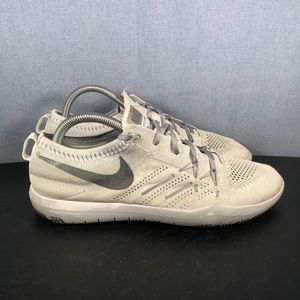 Nike Women’s Free TR Focus Flyknit Running Sneakers White Athletic Shoes sz 10